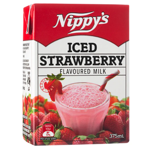 NIPPYS 375ML x 24 STRAWBERRY MILK*