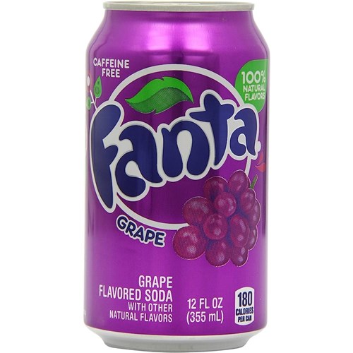 FANTA GRAPE 355ML X 12 USA CAN*