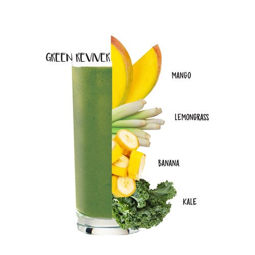 CROPS FRUIT 15x180G GREEN REVIVER SMOOTHIE