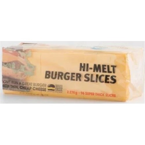 PURE DAIRY 2.27KG HI-MELT BURGER CHEESE SLICES (96)