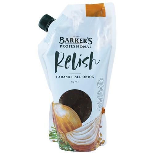 BARKER'S 1KG CARAMALISED ONION RELISH