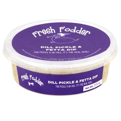 FRESH FODDER 200G X 8 DILL PICKLE & FETA *