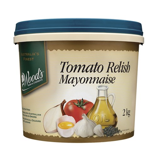 WOODS 2KG TOMATO RELISH MAYONNAISE