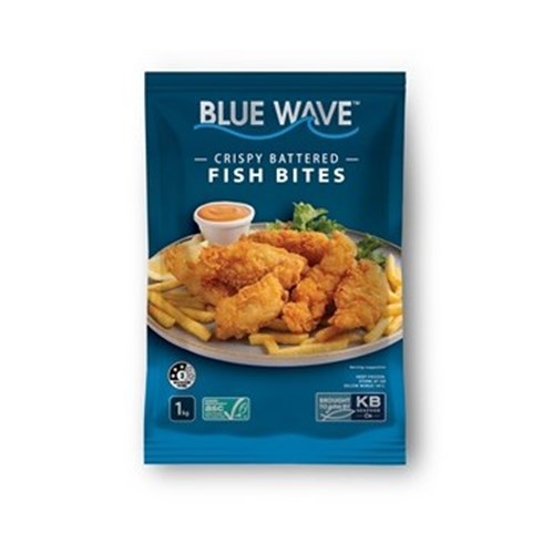 BLUE WAVE 1KG CRISPY BATTERED FISH BITES