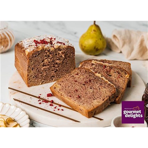 PRIESTLEYS PEAR & RASPBERRY BREAD