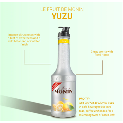 MONIN 4x1LT YUZU PUREE 