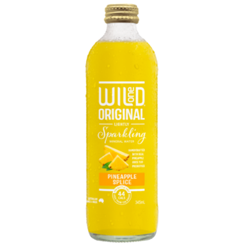 WILD ONE 345ML X 12 SPARKLING PINEAPPLE SPLICE