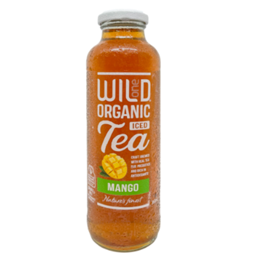 WILD ONE 360ML X 12 WILD ORGANIC ICED TEA MANGO