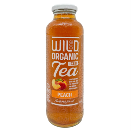 WILD ONE 360ML X 12 WILD ORGANIC ICED TEA PEACH