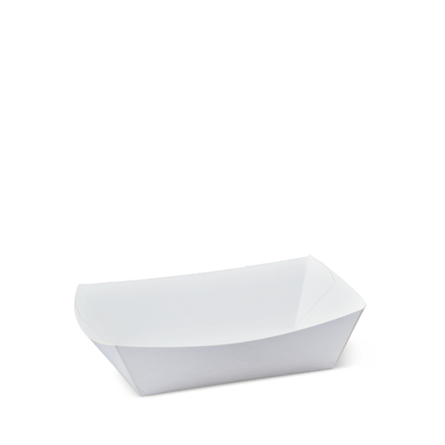 AB 1000 WHITE FOOD TRAY#1 (90x55x36)