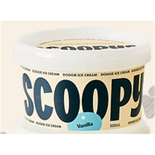TIMBOON ICECREAM 500ML x 6 SCOOPYS VANILLA *