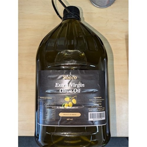 SACCO 4LT EXTRA VIRGIN OLIVE OIL 