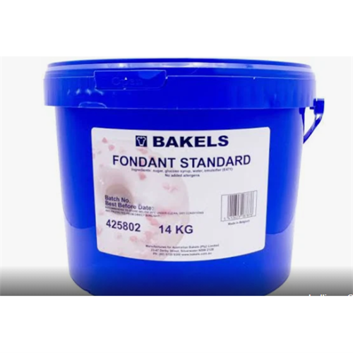 BAKELS 14KG STANDARD FONDANT (AP)