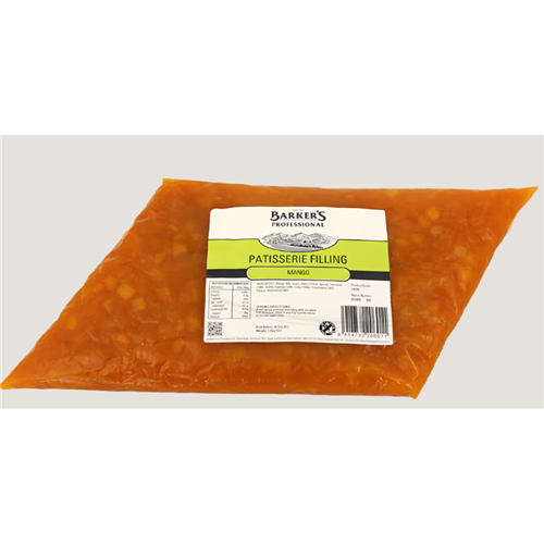 BARKER'S 1.25KG MANGO PATISSERIE PIPING BAG FILLING