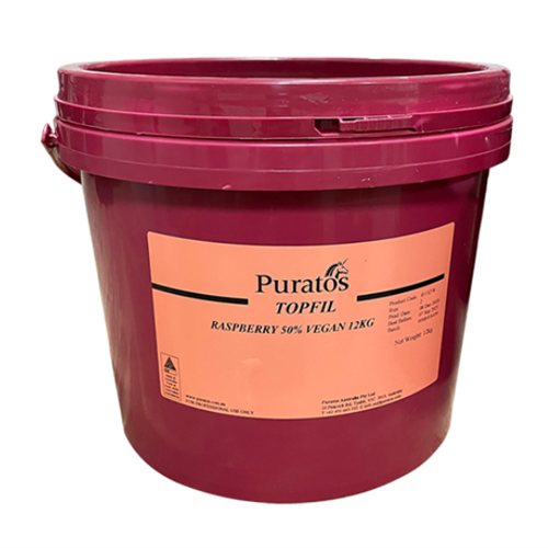 PURATOS 12KG VEGAN RASPBERRY TOPFIL 50%*