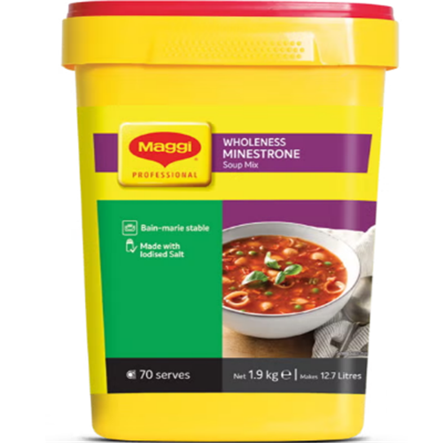 MAGGI 1.8KG WHOLENESS MINESTRONE SOUP MIX 