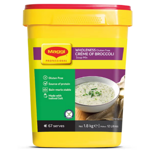 MAGGI 1.8KG WHOLENESS CREME OF BROCCOLI SOUP MIX