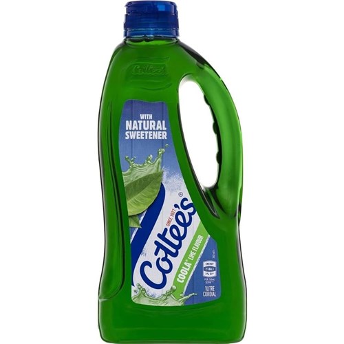 COTTEES 1LTx9 COOLA LIME CORDIAL CONCENTRATE*