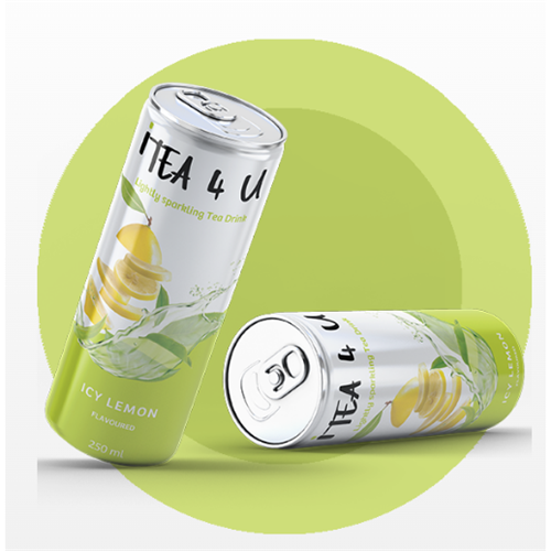 ITEA 250MLx24 ICY LEMON SPARKLING TEA*