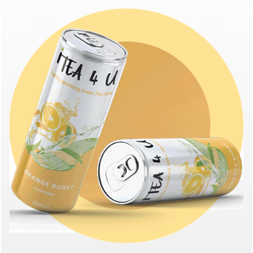 ITEA 250MLx24 ORANGE BURST SPARKLING TEA