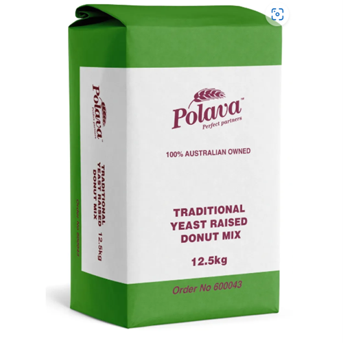 POLAVA 12.5KG YEAST RAISED DONUT MIX