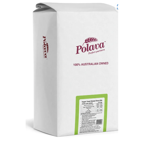 POLAVA 12.5KG VEGAN YEAST RAISED DONUT MIX