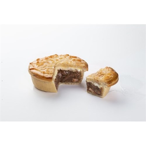 MRS 240G X 12 BYO CHUNKY STEAK, CHEESE & BACON PIE