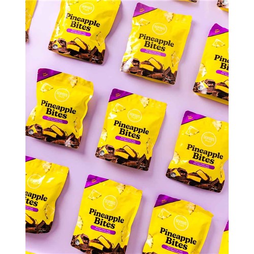 SERIOUS FRUIT 36x65G CHOC DIPPED PINEAPPLE BITES