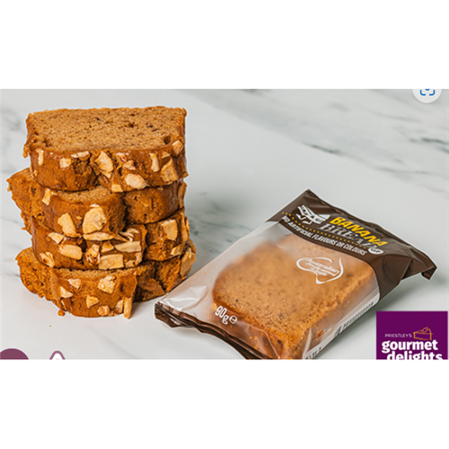 PRIESTLEYS 1 X 8 WRAPPED GF BANANA BREAD SLICE