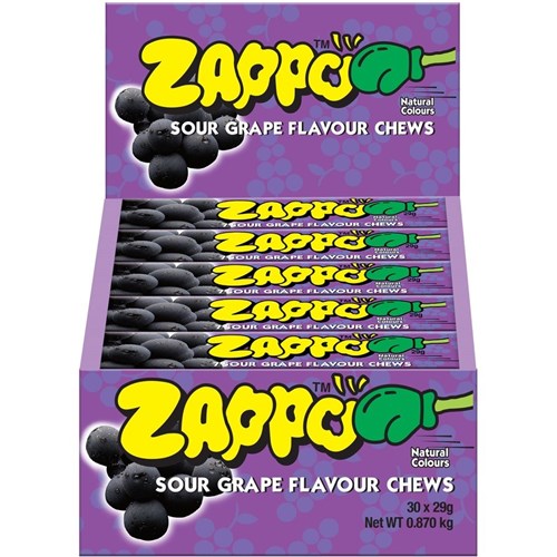 ZAPPO GRAPE 29G X 30 *