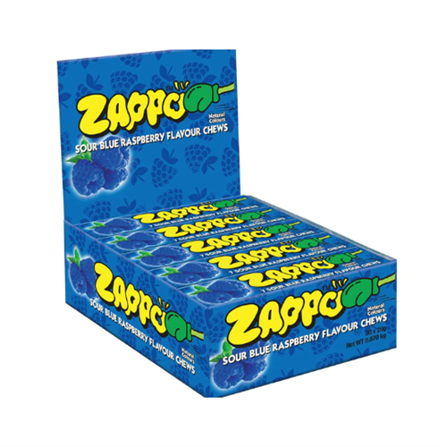 ZAPPO BLUE RASPBERRY 29G X 30 *
