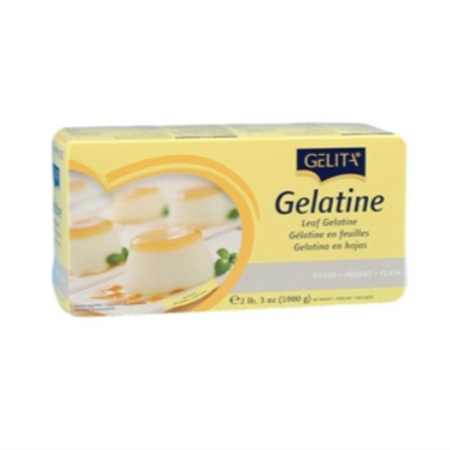 GELITA 1KG SILVER GELATINE LEAVES 160 BLOOM