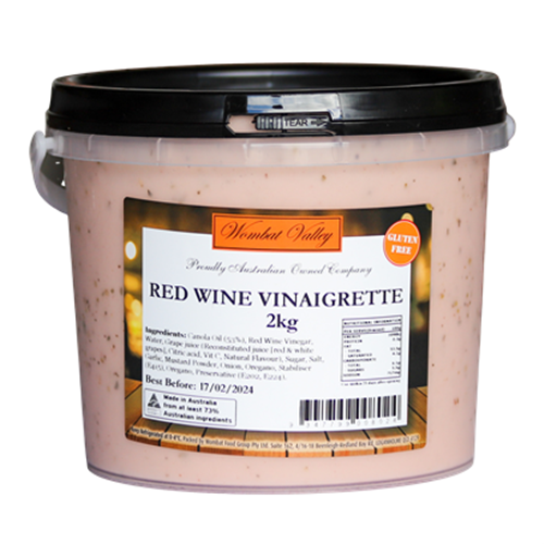 WOM 2KG GF RED WINE VINEGARETTE