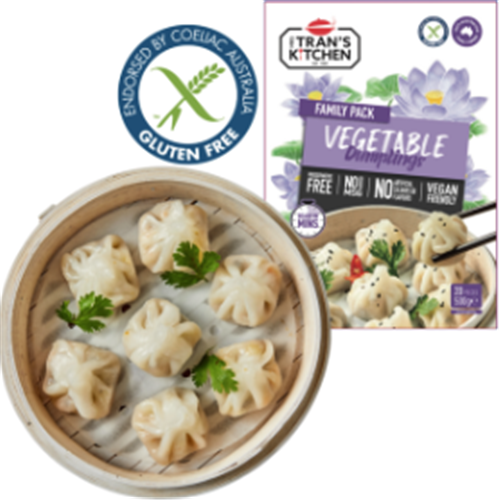 MRS TRANS 1KG GF VEGETABLE DUMPLINGS