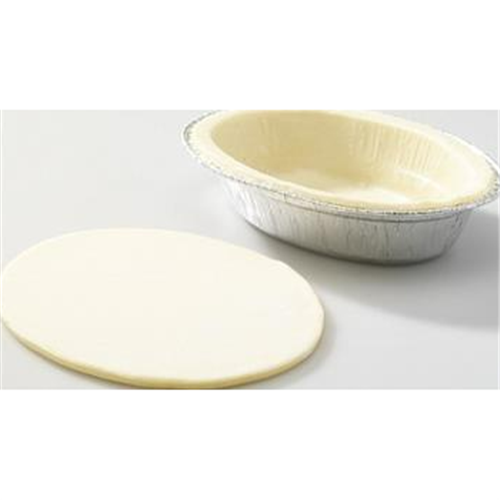 RB 130MM X 72 OVAL SAVOURY PIE SHELL & TOP (PBOT)