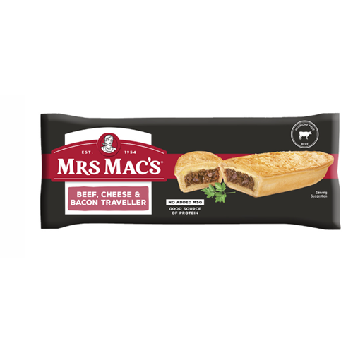MRS 160G X 24 BEEF, CHEESE & BACON TRAVELLER
