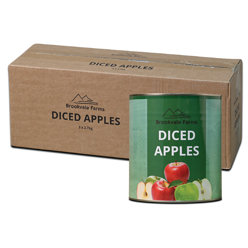 BROOKVALE FARMS 2.7KG DICED APPLE
