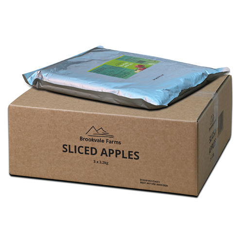 BROOKVALE FARMS 3.2KG SLICED APPLE POUCH