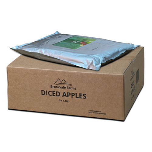 BROOKVALE FARMS 3.2KG DICED APPLE POUCH