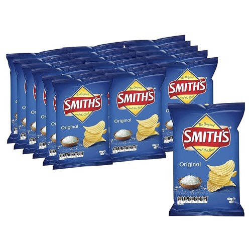 SMITHS 90G x 18 ORIGNAL CHIPS*