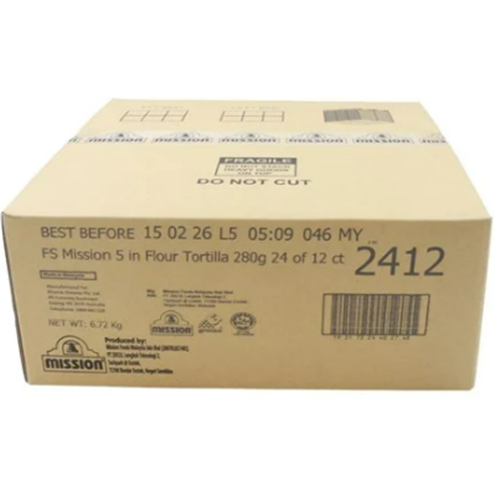 MISSION 2412 5INx24 FLOUR TORTILLA