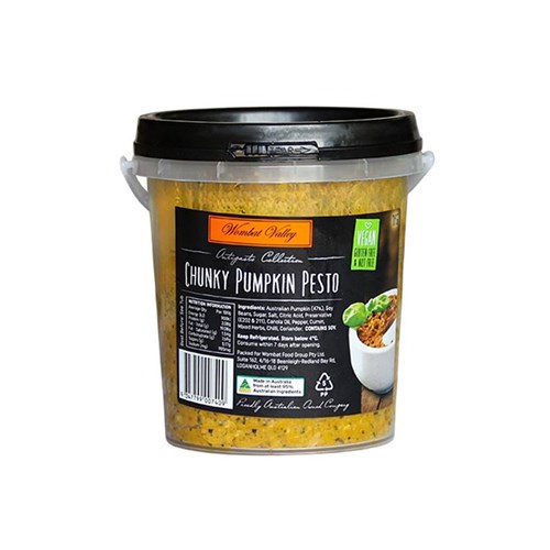 WOM 1KGx6 GF CHUNKY PUMPKIN PESTO*