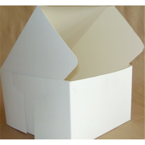 7IN X 7IN X 4IN MILKBOARD CAKE BOX (100)