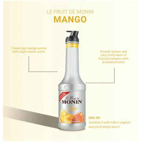 MONIN 1L MANGO FRUIT PUREE