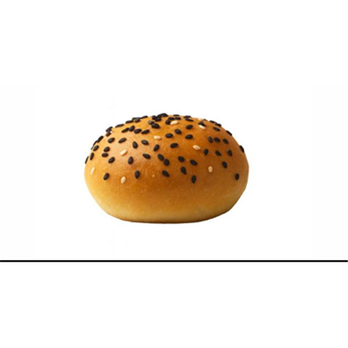 BM 35GX80 BLK & WHITE SESAME SEED MILK BUN SLIDER*