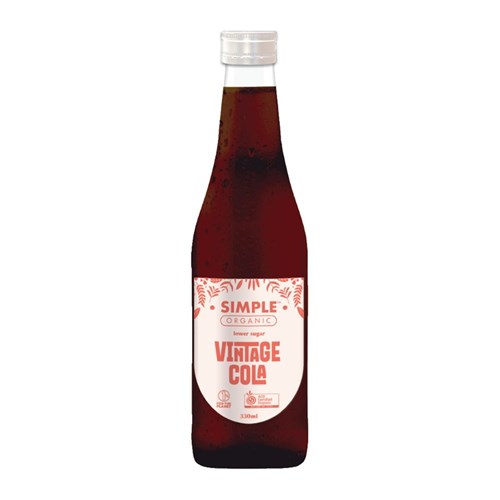 SIMPLE 330ML X 12 ORGANIC VINTAGE COLA