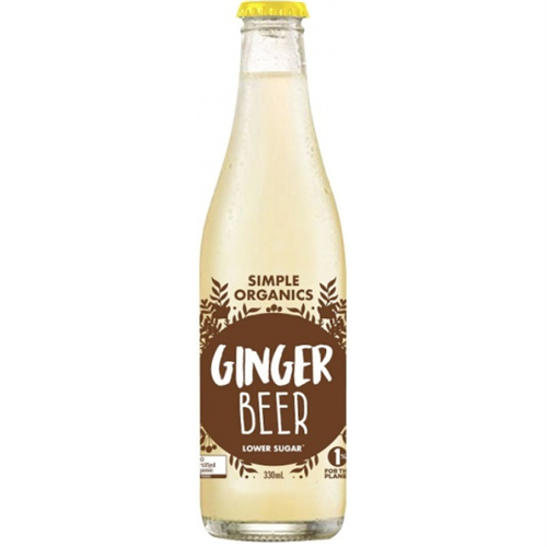 SIMPLE 330ML X 12 ORGANIC GINGER BEER
