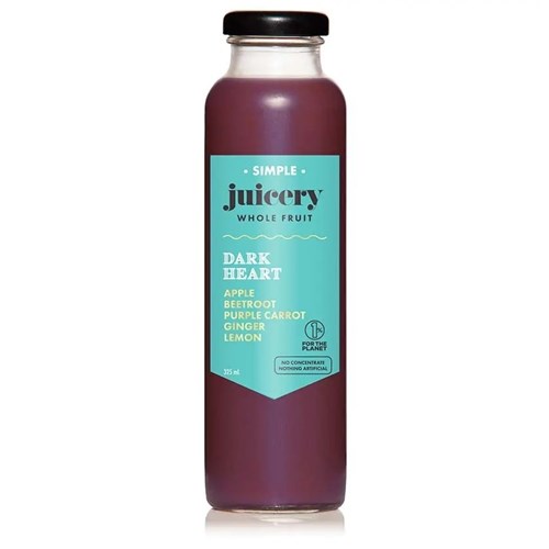 SIMPLE 325ML X 12 JUICERY DARK HEART
