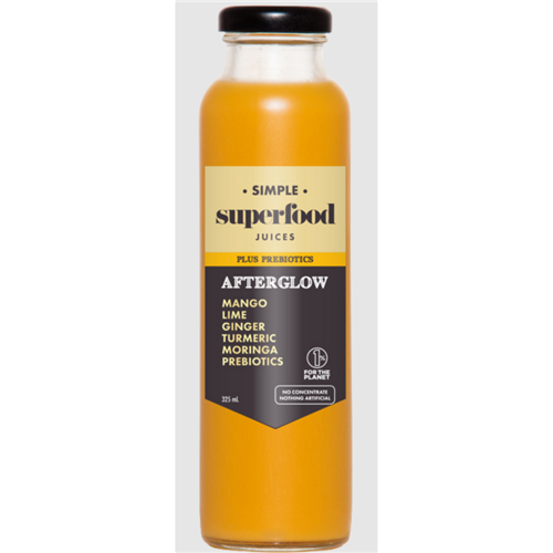 SIMPLE 325ML X 12 SUPERFOOD JUICE AFTERGLOW