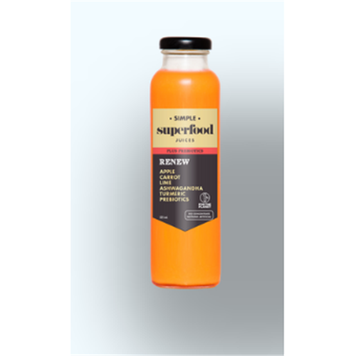 SIMPLE 325ML X 12 SUPERFOOD JUICE RENEW